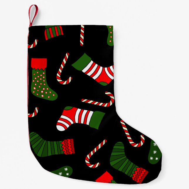 Svart julstrumpor (Framsidan)