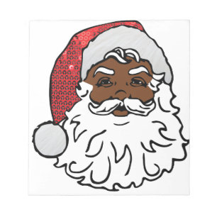 svart jultomten anteckningsblock