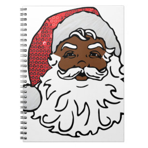 svart jultomten anteckningsbok