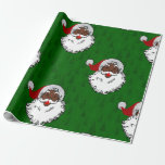 svart jultomten christmas presentpapper<br><div class="desc">"black jultomten christmas", "ful christmas", "AFRICAN Jultomten",  "African American Tomas", "AFRICAN SANTA", "african american jultomten", " Black Jultomten",  "uglychristmas"</div>