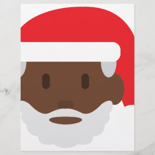 svart jultomten emoji