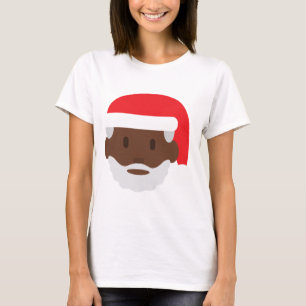 svart jultomten emoji tröja