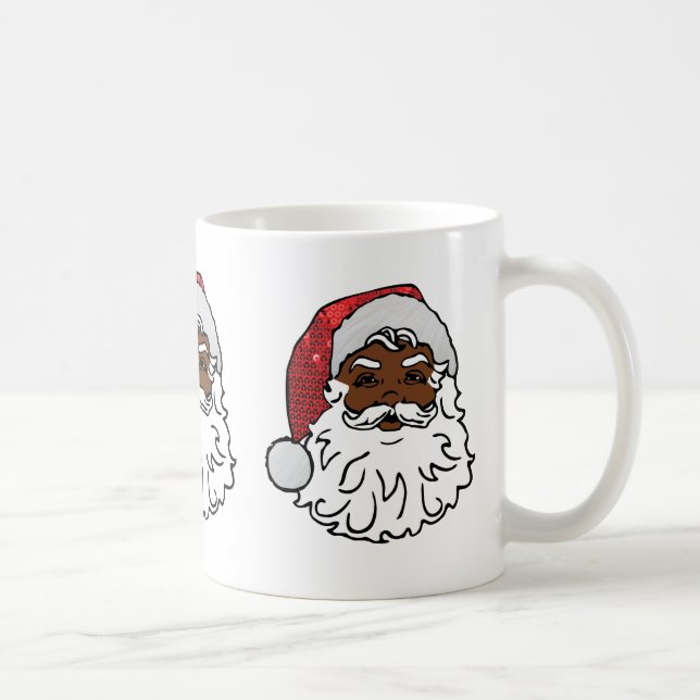 svart jultomten kaffemugg (Höger)