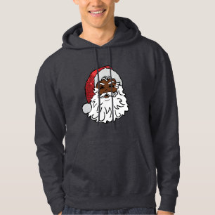 Svart jultomten manar, hoodie Swoatshirt