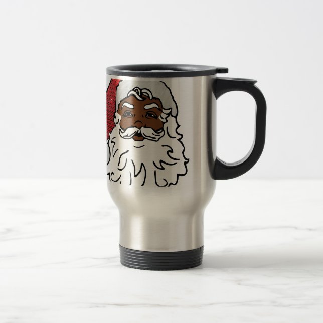 svart jultomten resemugg (Höger)