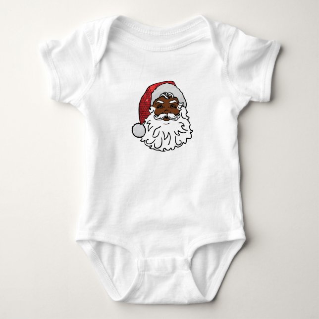 svart jultomten tröja (Framsida)