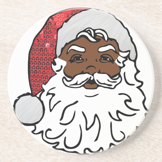 svart jultomten underlägg sandsten (Framsidan)