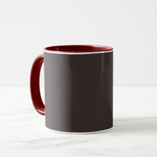 Svart kaffe (färg i fast form) mugg