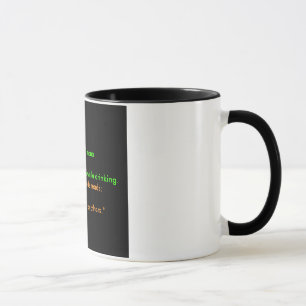 Svart kaffe mugg