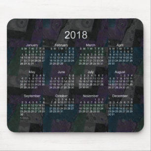 Svart kalender för Patchwork 2018 vid Janz Musmatta