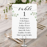 Svart kalligrafi - Grey Seite-kort 8 Inbjudningar<br><div class="desc">Teckenfärgad färggrafi som byts ut mot skarp vit papper med grönt-eucalyptus-stift för åtta gäster med bord-kort.</div>