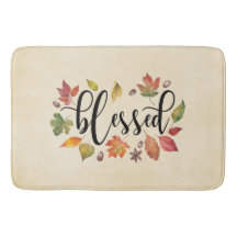 Svart kalligrafi och Höst löv