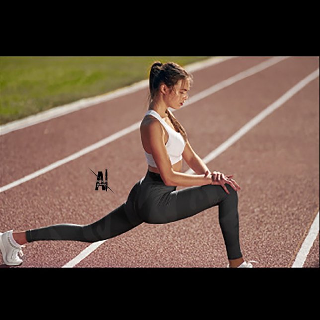 Svart kamouflage, design leggings (Skapare uppladdad)