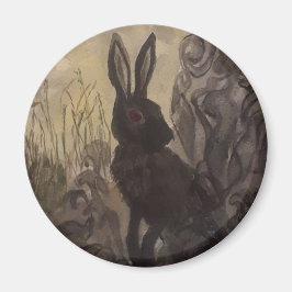 Svart kanin av Inle Magnet