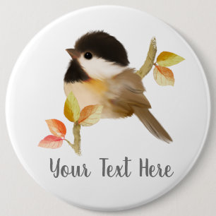 Svart-kapad Chickadee Bird Knapp