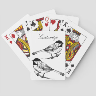 Svart-kapad Chickadee Thunder_Cove Casinokort