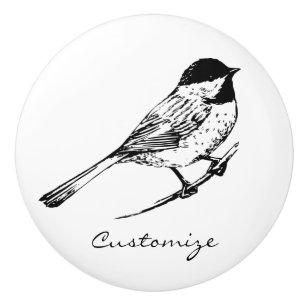 Svart-kapad Chickadee Thunder_Cove Knopp