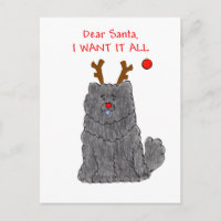 Svart kära Santa för ChowChow