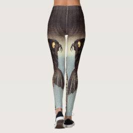 Svart karta leggings