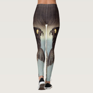 Svart karta leggings