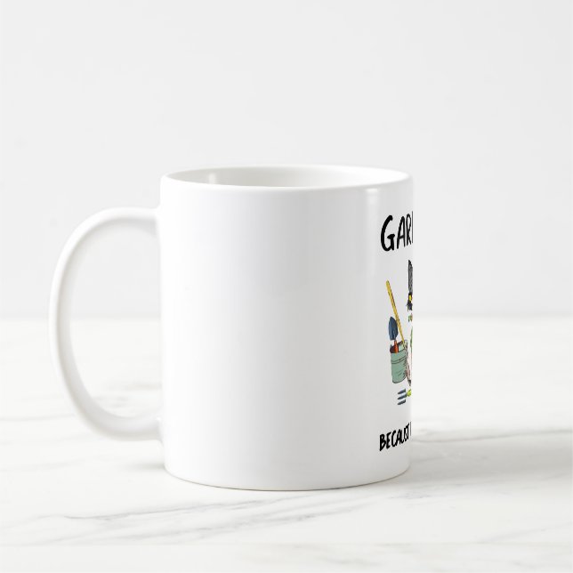 SVART KAT- EFTERSOM MURDER ÄR FEL KAFFEMUGG (Vänster)