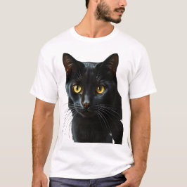 Svart katt 2 t shirt