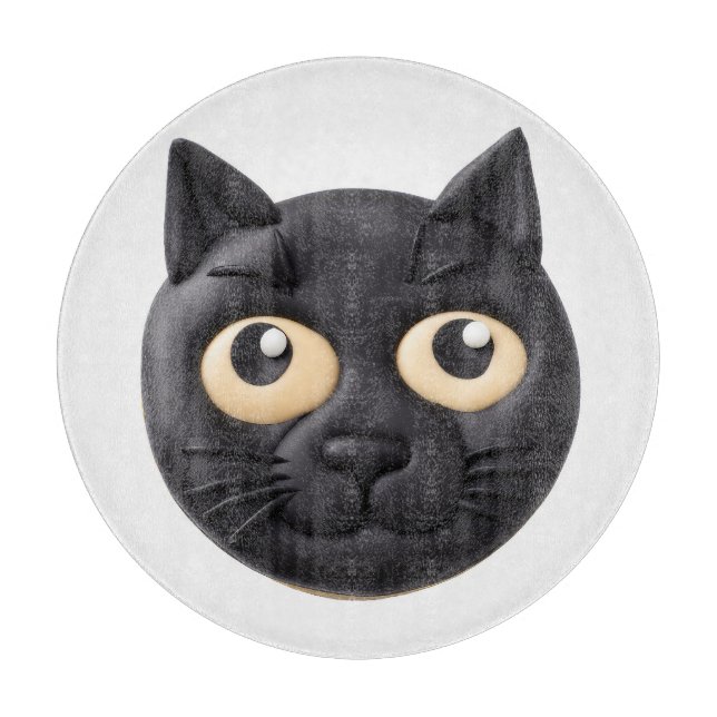 Svart katt 3D-inspirerad (Framsidan)