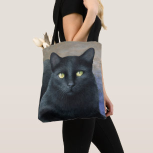 Svart katt 621 tygkasse