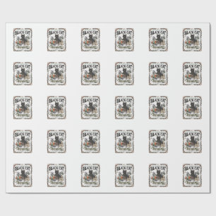 Svart Katt Apotek Katt Ockult Mystisk Apotek Presentpapper
