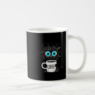 Svart Katt Det är Bra Jag är Bra Allting är Bra Ro Kaffemugg