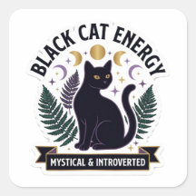 Svart Katt Energi - Mystisk Och Introvert Celest