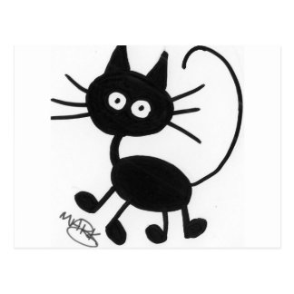 tecknad svart katt tecknad svart katt