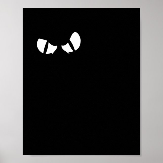 Svart katt Glad Halloween Kul kattserie Poster (Framsidan)