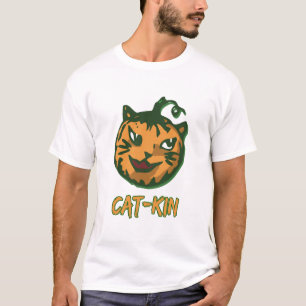 Svart katt Halloween Halloween-kostymer T Shirt