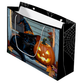 Svart katt Halloween-pumpa Skärande fest