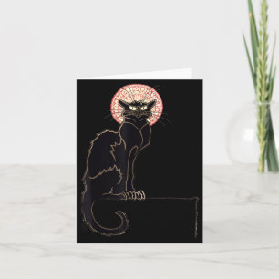 Svart Katt Halloween Rolig Kattälskare Present Sva Kort