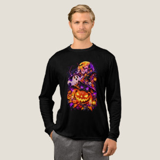 Svart katt Halloween-spöke  T Shirt
