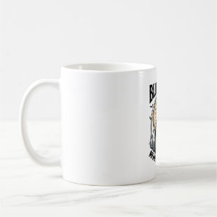 Svart katt Halloween-tröja Vintage Moon Graveyard Kaffemugg