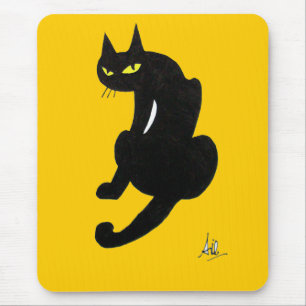 SVART KATT HALLOWEENFEST MUSMATTA