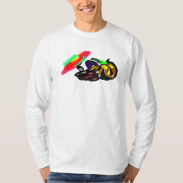Svart Katt Höstglöd T Shirt