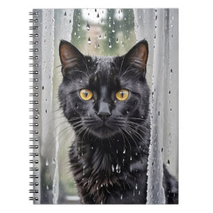 Svart katt i Blöten Anteckningsbok