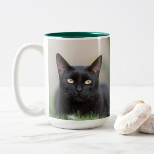 Svart katt - kaffe mugg