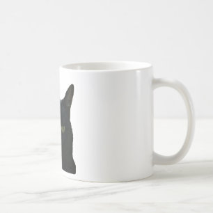 Svart katt kaffemugg