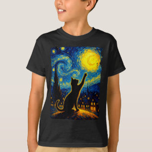 Svart Katt Katt Katt Mamma Katt Pappa T Shirt