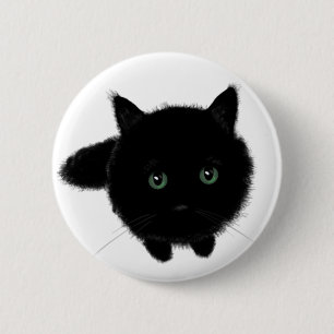 Svart katt knapp