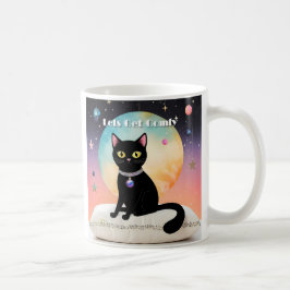 Svart katt - Låt oss bli mysiga Kaffemugg