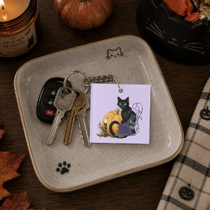 Svart katt Lila ros Pumpa Pumpa