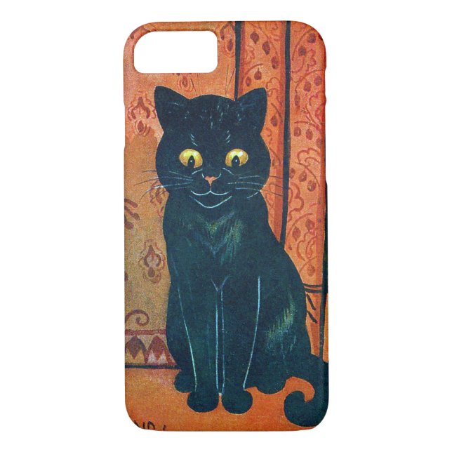 Svart katt, Louis Wain Case-Mate iPhone Skal (Baksida)