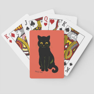 Svart katt, Louis Wain Casinokort