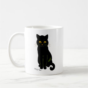 Svart katt, Louis Wain Kaffemugg